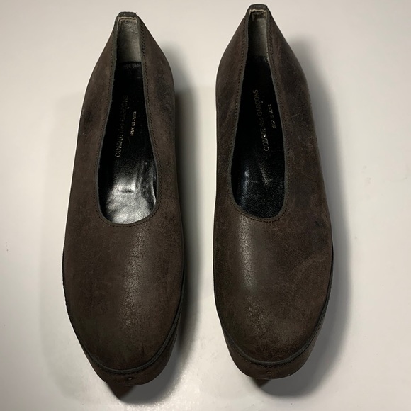 Comme des Garcons Shoes - COMME des GARCONS brown Pumps made in Japan size 25/ US 6.5 -7